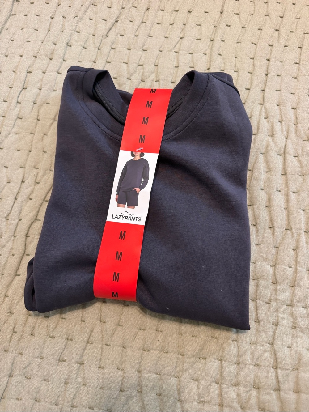 Women’s Crewneck Top in Charcoal